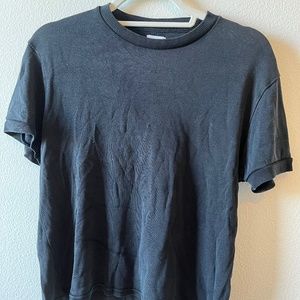 Zara black mesh t-shirt